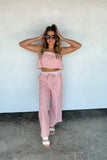 PREORDER: Seersucker Pant Set