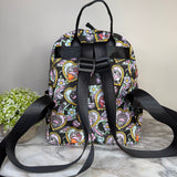 Mini Backpack - Cat Paw Meow on Black