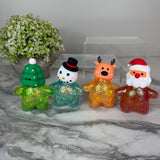 Squishy Toy - Christmas Glitter Characters