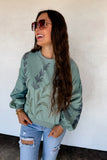 PREORDER- SPRING FLORAL PULLOVER