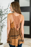 Barely Bohemian Lace Detail Tank