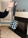 Rue - Nylon Wristlet Wallet - Checkered