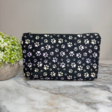 Pouch - Dog Cat Paw Pink Purple Ombre