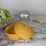 Squishy Toy - Viral Dumpling, Silver Glitter + Water Beads