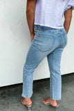 PREORDER: Alexie Straight Leg Cropped Jeans