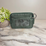 Rue - Nylon Wristlet Wallet - Olive Green