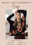 Nice to Each Other Raglan Sleeve Top in Black