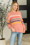 Color Me Cute Fuzzy Knit Pullover