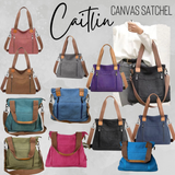 Caitlin - Canvas Satchel