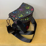 The Roni Nylon Crossbody - Halloween Fall Rainbow Pumpkin Faces