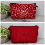 Pouch - Spiderweb Spider Red