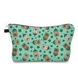 Pouch - Coffee, Green Star Bear