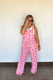 PREORDER: Cassidy Floral Boho Overalls
