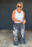 PREORDER- OFF THE GRID STUDDED JEANS - 4 options!