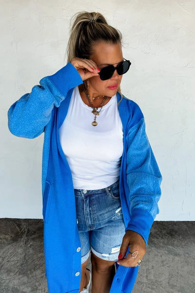 PREORDER: Desi Sweatshirt Cardigan