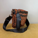 The Roni Nylon Crossbody - Caramel Animal