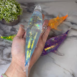 Squishy Toy - Shark Glitter