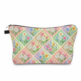Pouch - Floral Diamonds