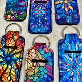 Lip Balm Chapstick Holder - Stained Glass Mix