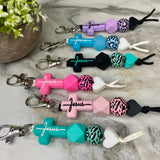 Keychain - Silicone Bead - Religious - Jesus