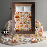 Blanket Halloween #32 - Fall Gnomes - PREORDER ends 7/25