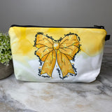 Pouch - Yellow Ribbon Together We Fight Childhood Cancer