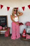 PREORDER- DIXIE GINGHAM RUFFLE PANTS