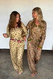 PREORDER- FLORAL & LACE WAFFLE PJS