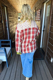 PREORDER- SCARLETT PLAID SHACKET