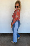 PREORDER- TWO TONE DENIM JEANS