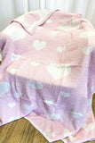 SC - Light Pink Heart Luxury Blanket