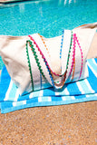 SC - ETA 6/13 - Spencer Rick Rack Trim Tote Bag