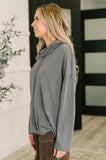 Metro Flow Center Seam Turtleneck