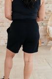 Settle In Dad Shorts in Black