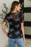 PREORDER: Sheer Bow Layering Top