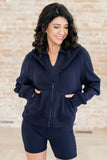 Sun or Shade Zip Up Jacket in Navy