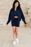 Sun or Shade Zip Up Jacket in Navy