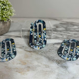 Jumbo Paperclip - Blue Yellow Floral