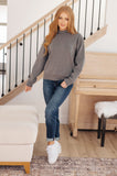 Settle In Mock Neck Sweatshirt