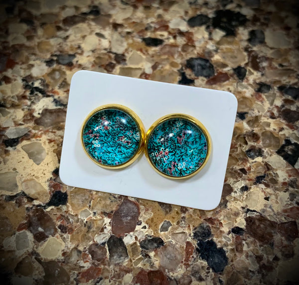 Floral Stud Earrings