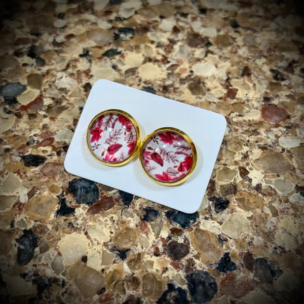 Floral Stud Earrings