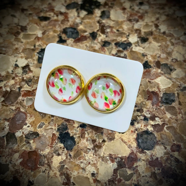 Floral Stud Earrings
