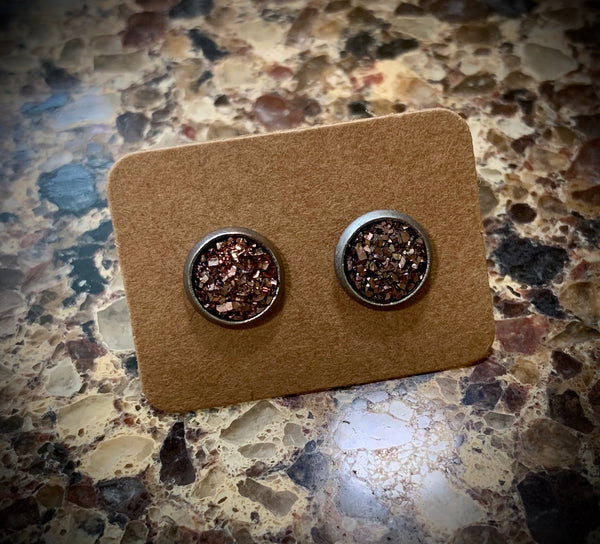 Small Druzy studs