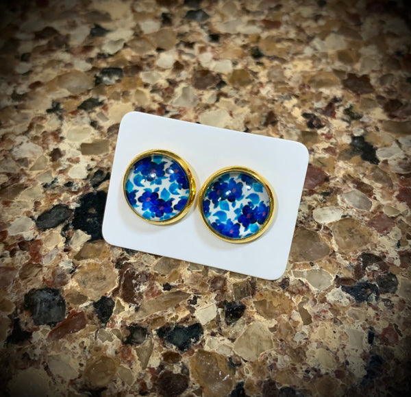 Floral Stud Earrings