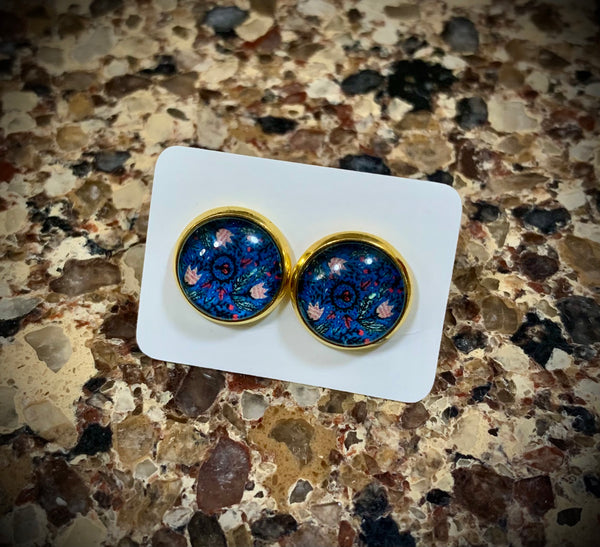Floral Stud Earrings