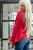 Admire Me Cowl Neck Wrap Cardigan